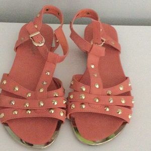 Adorable Coral Sandals - New Without Tags RARE Design / Style